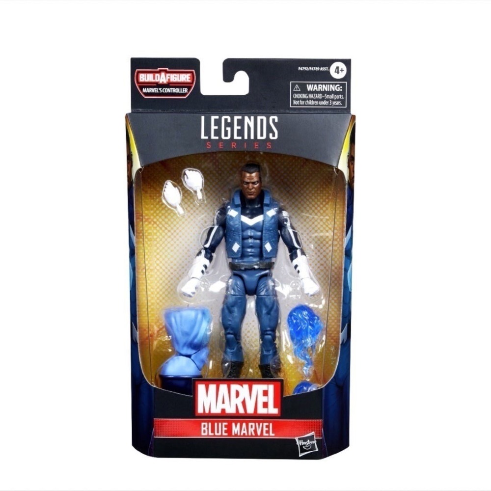 Marvel Legends Build A Figure  Series Blue Marvel 6" Action Figure & Accessories